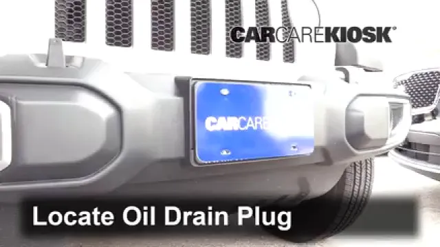 2018 Jeep Wrangler Unlimited Sport 3.6L V6 Aceite Cambiar aceite y filtro de aceite